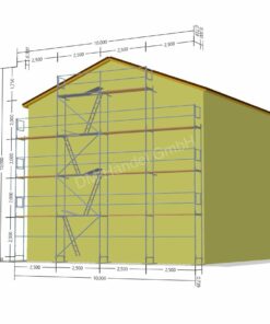 Stahlgerüst mit Holzböden 97qm