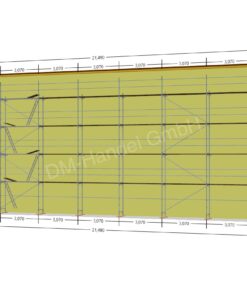 Alu Gerüst mit Alu-Rahmentafel 225.64qm