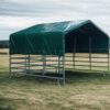 Weidezelt 4x3,6m bestehend aus Texaspanelen