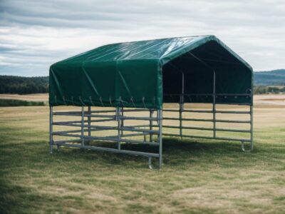 Weidezelt 4x3,6m bestehend aus Texaspanelen