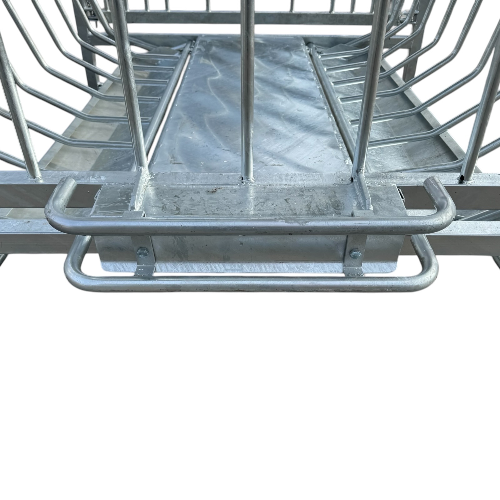 Viereckraufe 1,7x1,6m , Futterraufe mit Dach für Schafe Ziegen – Bild 18