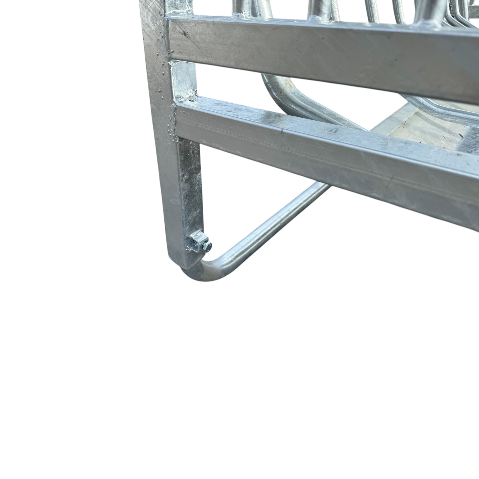 Viereckraufe 1,7x1,6m , Futterraufe mit Dach für Schafe Ziegen – Bild 10