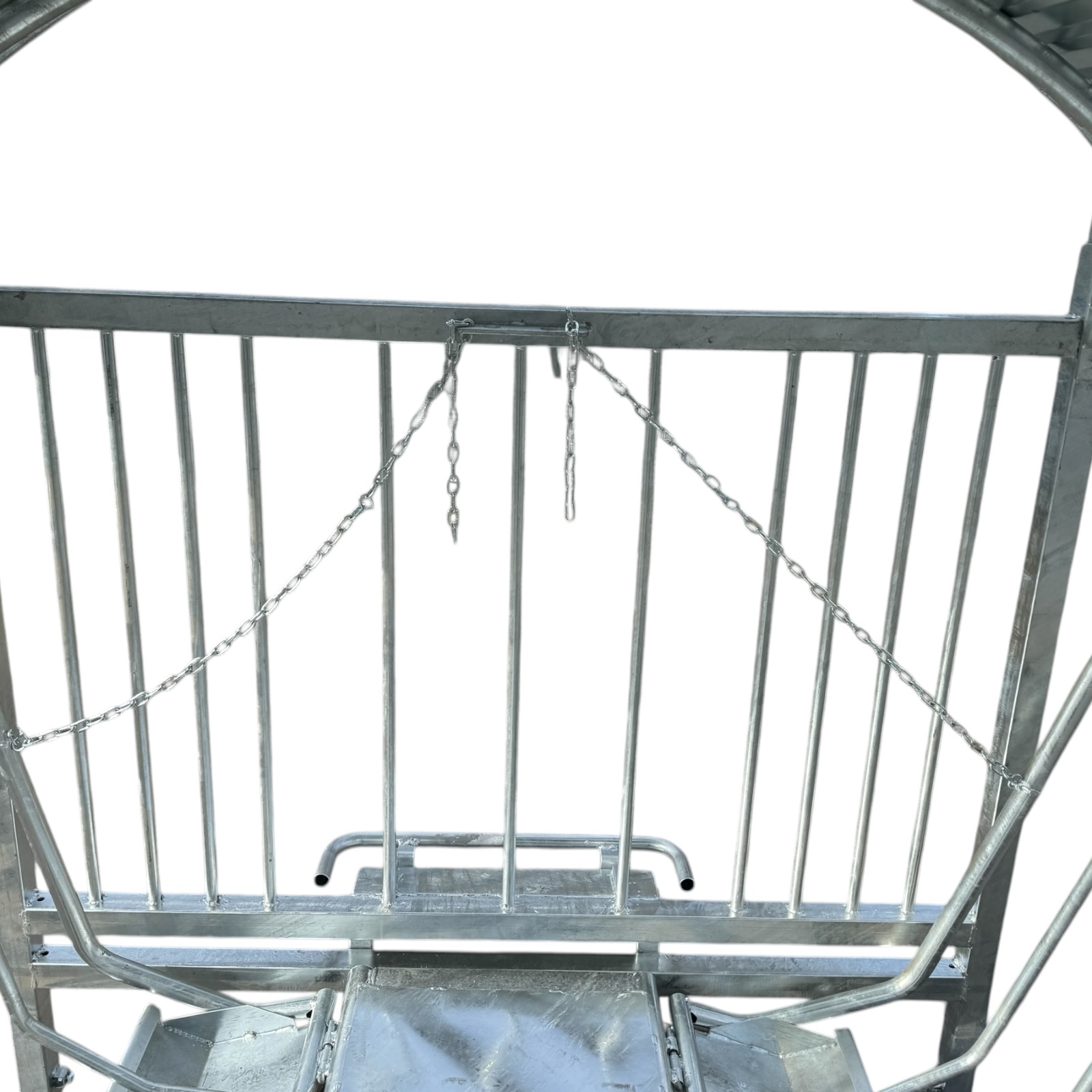 Viereckraufe 1,7x1,6m , Futterraufe mit Dach für Schafe Ziegen – Bild 13