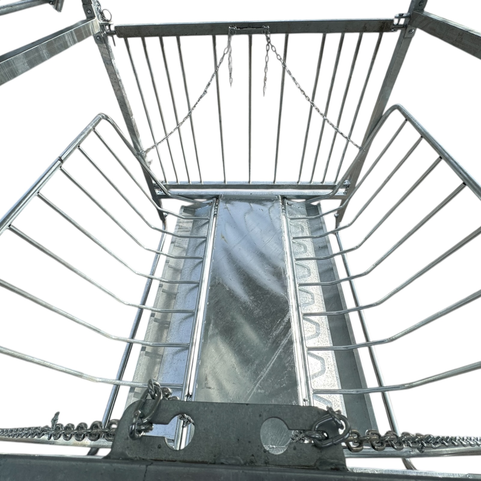 Viereckraufe 1,7x1,6m , Futterraufe mit Dach für Schafe Ziegen – Bild 17